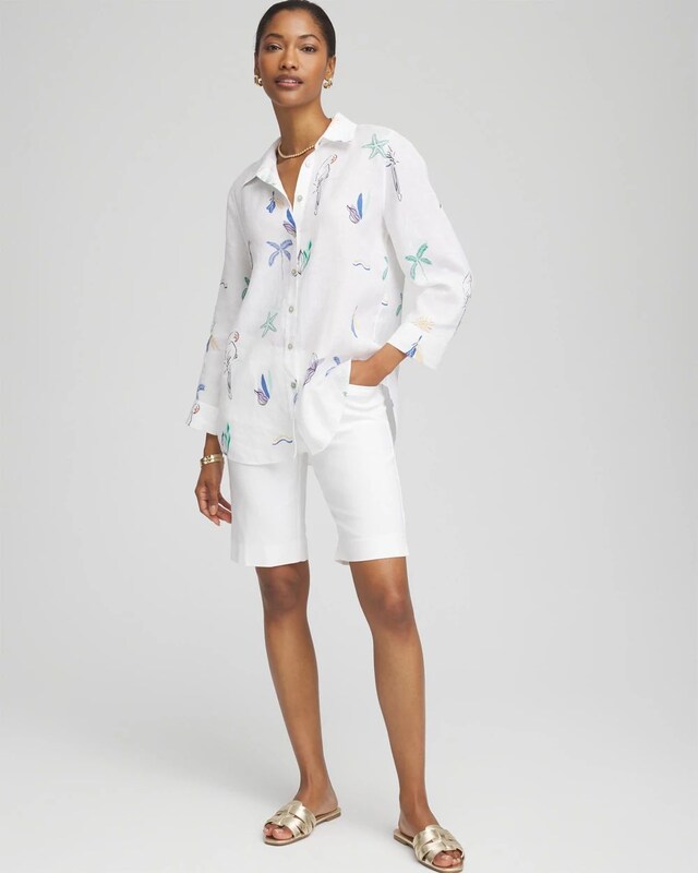 No Iron Island Linen Shirt - image 2